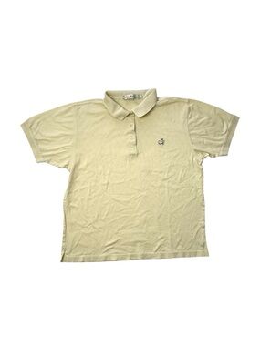 The Masters golf polo magnolia Classic Light Yellow Polo Shirt size xl
